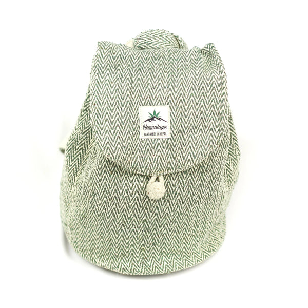 Hemp Backpack Punty, Small, Green