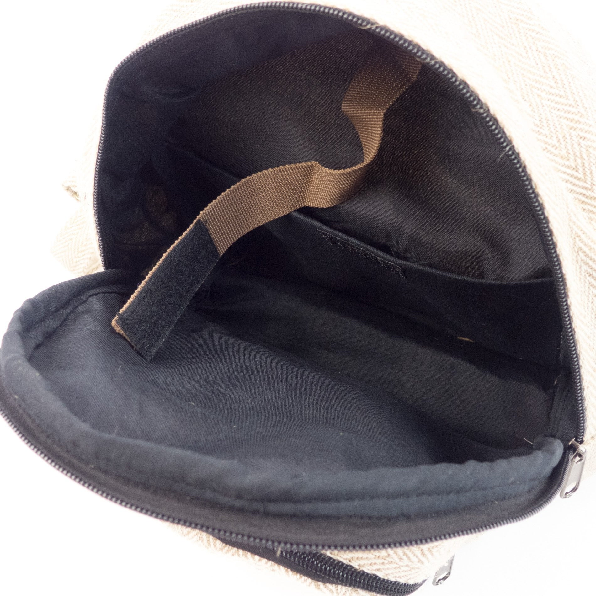 Hemp 2 in 1 mini backpack, natural - Hempalaya