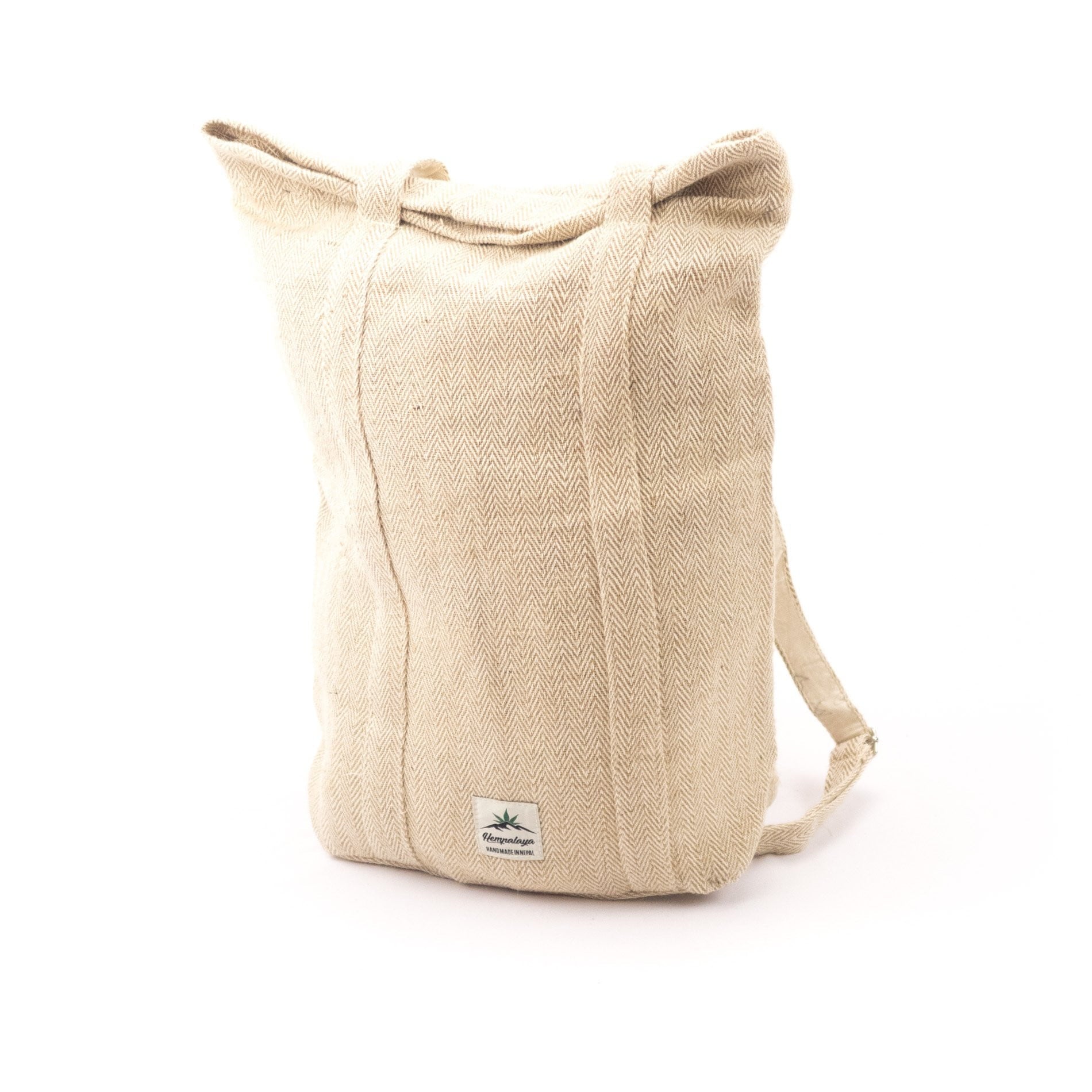 Hemp 2 in 1, multipurpose bag and backpack, natural - Hempalaya