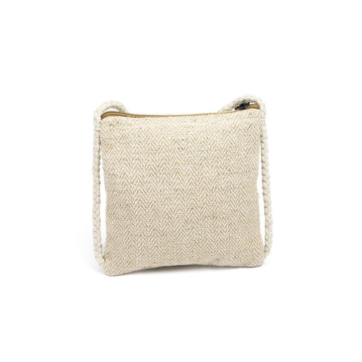 Hemp neck pouch, natural - Hempalaya