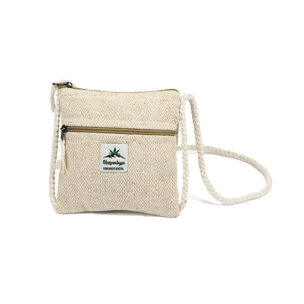 Hemp neck pouch, natural - Hempalaya